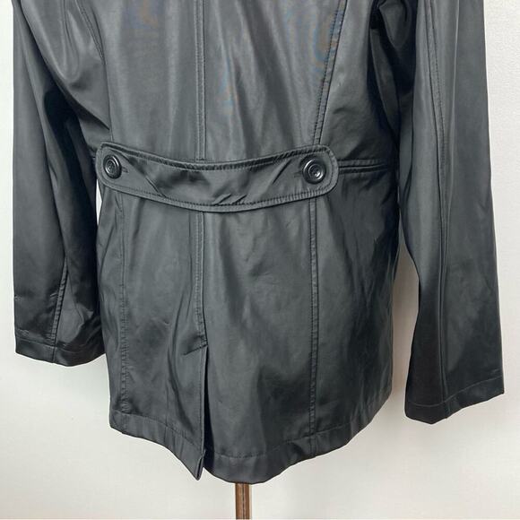 CS SIGNATURE Trench Coat Single Breasted Rain Coat size L - Picture 7 of 12